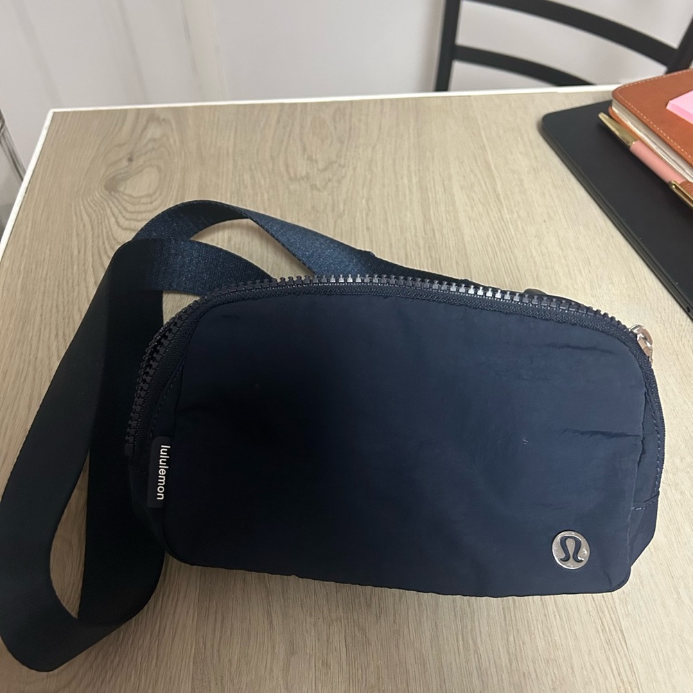 Lululemon Athletica Blue Belt Bag with Adjustable Strap